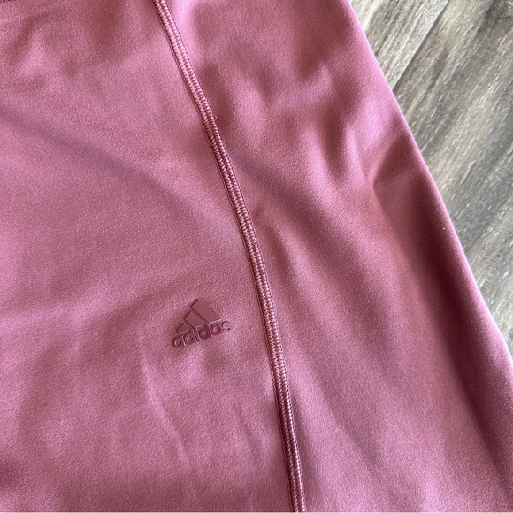 Adidas dusty pink rose athletic workout leggings set size large-2X - Picture 8 of 11